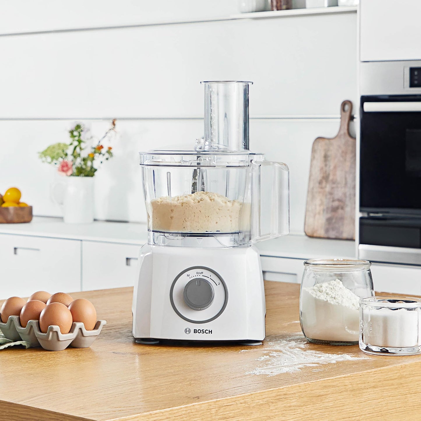 Bosch MultiTalent 3 MCM3100WGB Compact Food Processor 700W – White