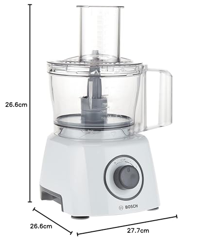 Bosch MultiTalent 3 MCM3100WGB Compact Food Processor 700W – White