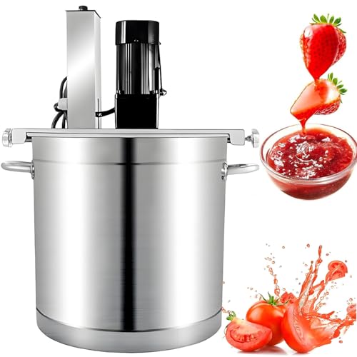 DECAKE 40L Automatic Jam Blender – Stainless Steel, 4-Blade, Adjustable Speed