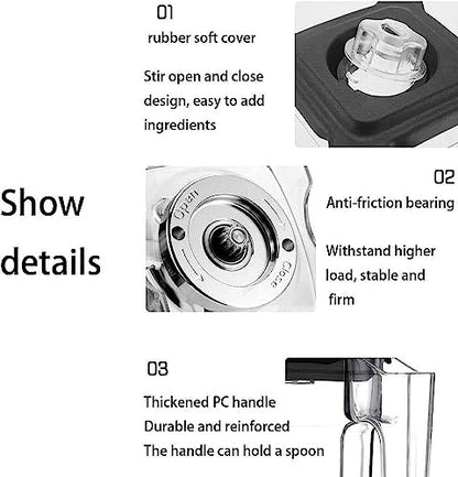 Electric Blender & Smoothie Maker – Stainless Blades, Pulse & Turbo, Large Jar