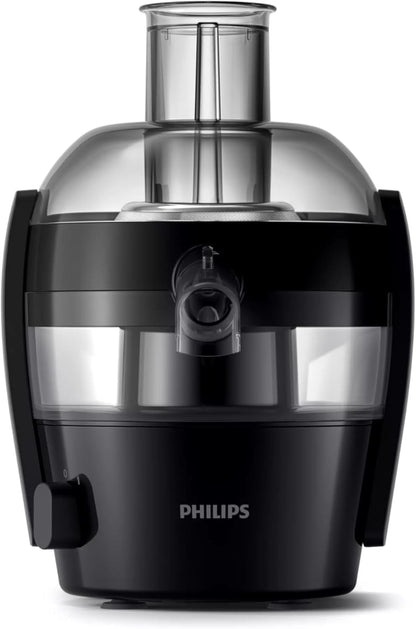 Philips Viva Compact Juicer 500W – 1.5L, Quick Clean, Drip Stop, Black