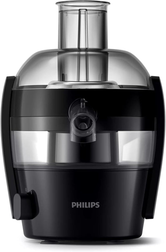 Philips Viva Compact Juicer 500W – 1.5L, Quick Clean, Drip Stop, Black