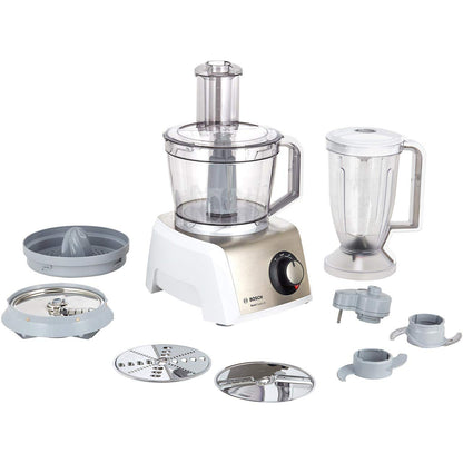 Bosch MultiTalent 8 MC812S734G 1200 W Food Processor - White & Stainless Steel
