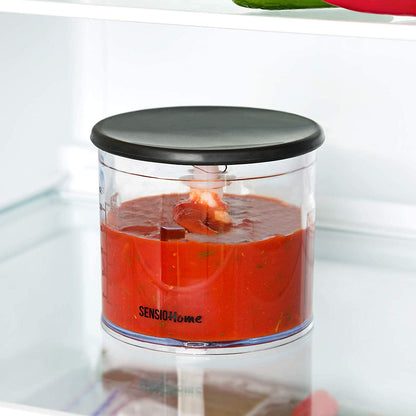 Sensio Home Mini Food Chopper 300W – 600ml Bowl, 4 Stainless Steel Blades