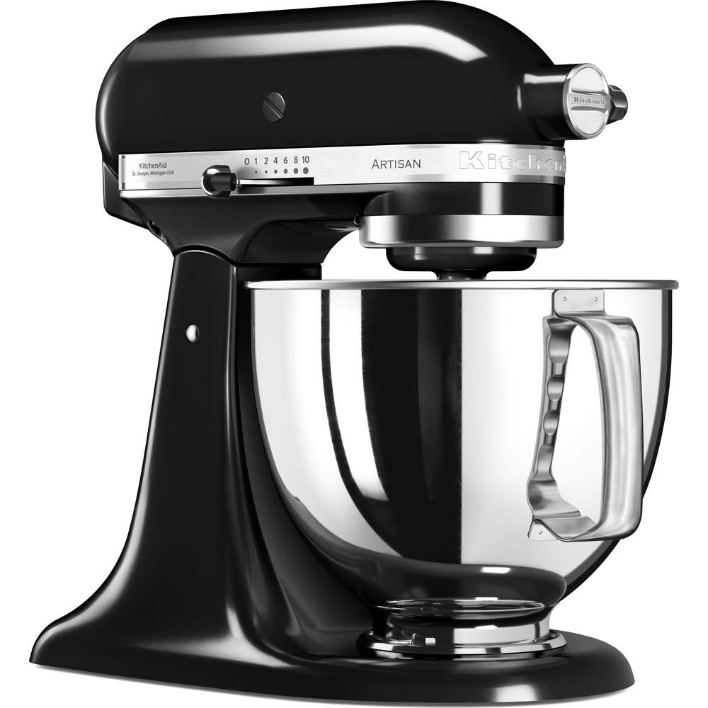 KitchenAid 4.8 Litre ARTISAN STAND MIXER 5KSM125 (Onyx Black)