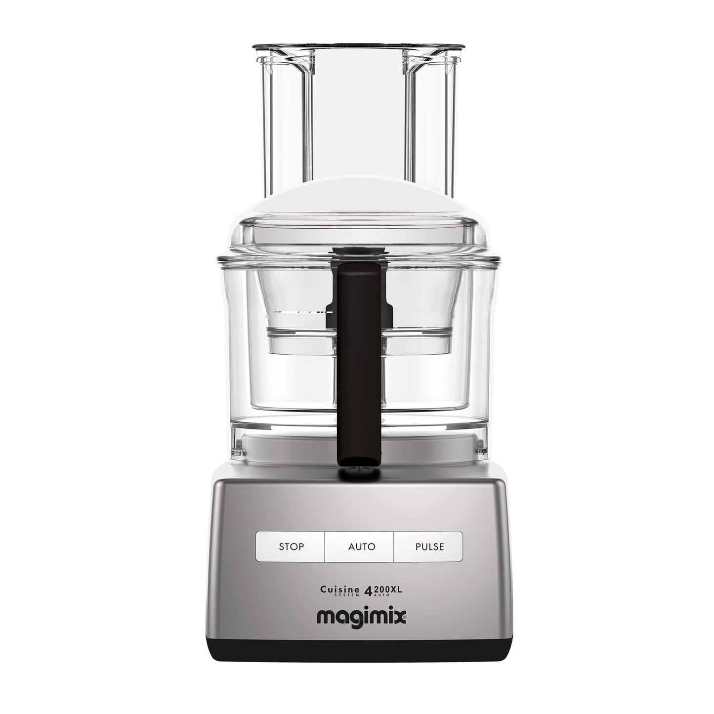 Magimix 4200XL Food Processor | 3L BPA-Free Bowl | Quiet & Powerful Motor | Multifunctional 6 in 1 Solution | Satin | 18471