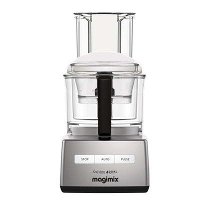 Magimix 4200XL Food Processor | 3L BPA-Free Bowl | Quiet & Powerful Motor | Multifunctional 6 in 1 Solution | Satin | 18471