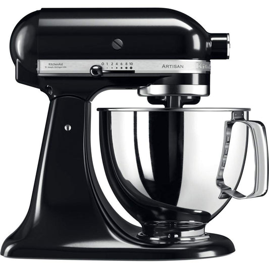 KitchenAid 4.8 Litre ARTISAN STAND MIXER 5KSM125 (Onyx Black)