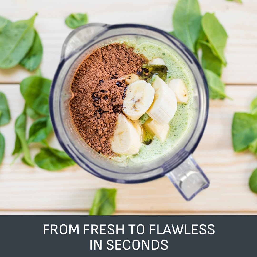 Tefal Blendforce II Blender 600W – 2L Jug, 4 Stainless Steel Blades, Black