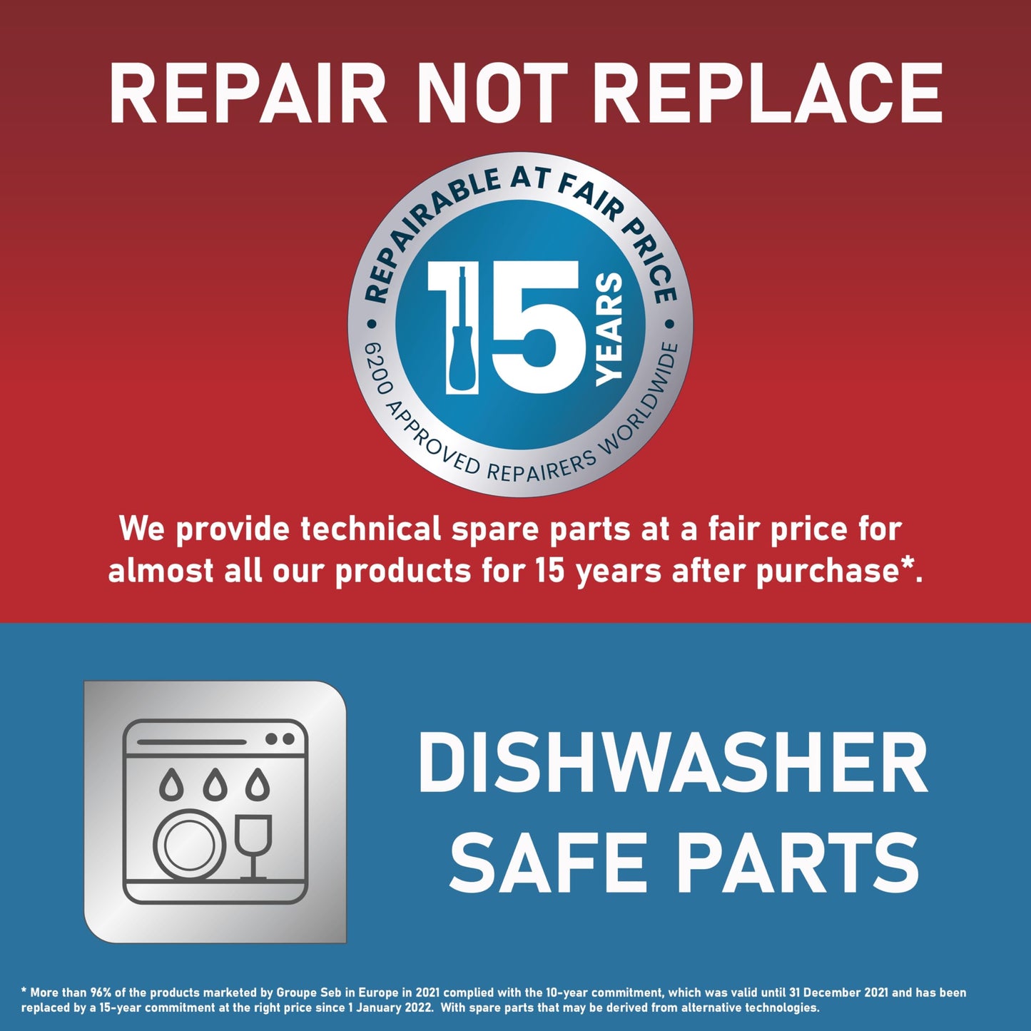 Tefal 8in1 Double Force Pro Food Processor & Blender, 3L Bowl, 2L Jug, 6 Speeds, 1000W, Chop, Grate, Slice, Shred, Knead, Beat, Dishwasher Safe, Black, DO821840