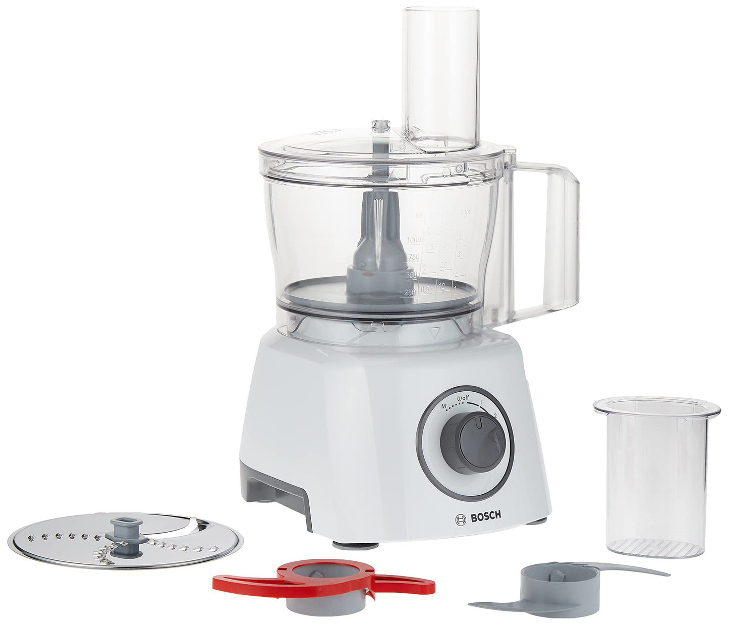 Bosch MultiTalent 3 MCM3100WGB Compact Food Processor 700W – White