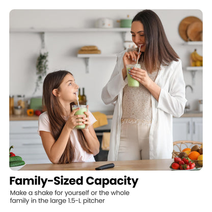 CHEFMAN 2-in-1 Food Processor & Portable Blender 400W – Ice Crusher, Pulse