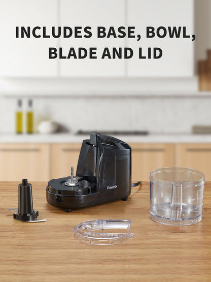 Mini Food Chopper 100W – 750ml Compact Electric Blender with Removable Bowl