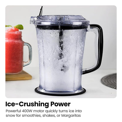 CHEFMAN 2-in-1 Food Processor & Portable Blender 400W – Ice Crusher, Pulse