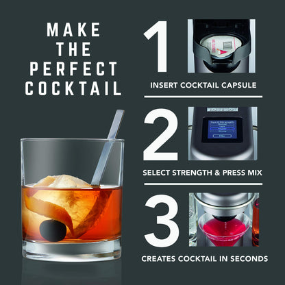 Bartesian Automatic Cocktail Maker – Push-Button Drink Capsule Dispenser