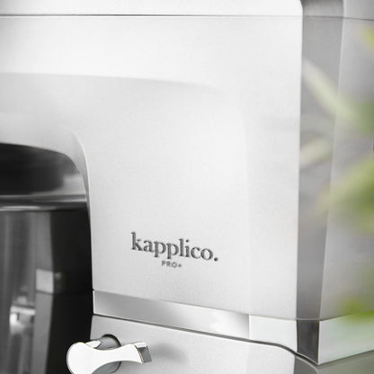 Kapplico 1800W Stand Mixer with Large 7L Stainless Steel Bowl and 3 Attachments - Whisk, Beater and Dough Hook, Splash Guard, 6 Speeds, Non Slip Feet, White