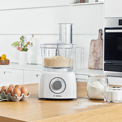 Bosch MultiTalent 3 MCM3100WGB Compact Food Processor 700W – White