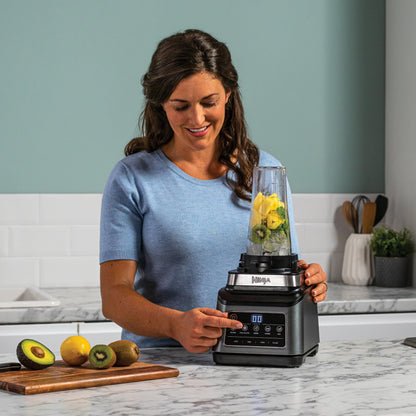 Ninja 3-in-1 Food Processor & Blender 1200W – 1.8L Bowl, 2.1L Jug, Black