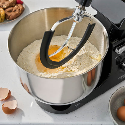 Cooks Professional Multi Function Stand Mixer 1800W with 8L Stainless Steel Bowl, Accessory Kit, Blender & Meat Mincer Capability, 8 Speed Settings, Pulse Function & Digital Control | Black