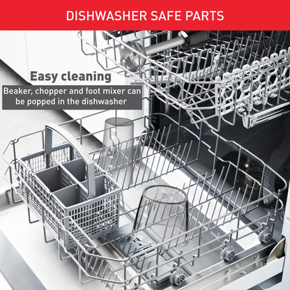 Tefal 3-in-1 Hand Stick Blender 1000W – 800ml Beaker & 500ml Chopper